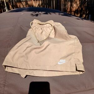 Nike Beige Sports Shorts
